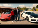 Tennis legends test the new Porsche 718 Boxster S | AutoMotoTV
