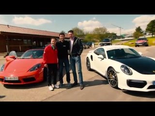 Tennis legends test the new Porsche 718 Boxster S | AutoMotoTV