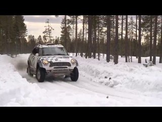 MINI ALL4 Racing MINI Official Livery Ice Experience 2016 - Driving Video | AutoMotoTV