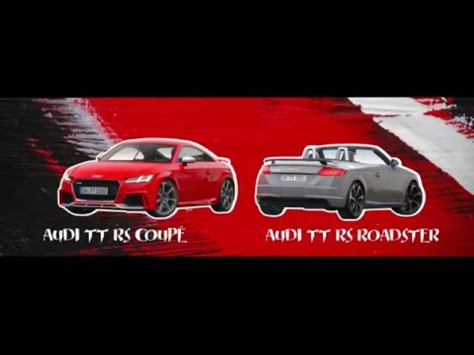 Audi TT RS Coupé and TT RS Roadster - driving pleasure at the highest level | AutoMotoTV