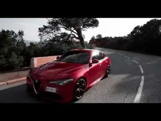 Alfa Romeo Giulia Quadrifoglio Driving on road Trailer | AutoMotoTV