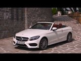 Mercedes-Benz C 300 Cabriolet Design in Diamond White Bright | AutoMotoTV