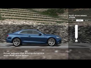 Audi A5 Coupé - Animation Suspension with damper control | AutoMotoTV