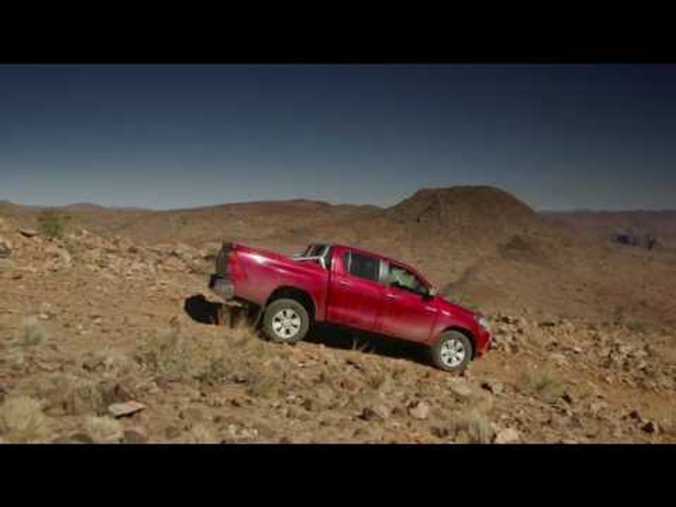 Toyota Hilux Namibia - Driving Video on the Roa...