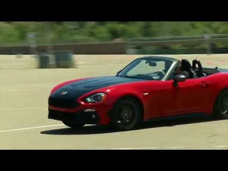2017 Fiat 124 Spider Abarth Autocross | AutoMotoTV
