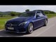 Mercedes-Benz C 400 4MATIC Cabriolet Driving Video in Brilliant Blue | AutoMotoTV