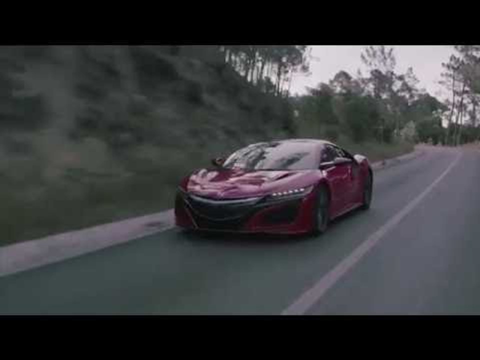 Honda NSX Road Curva Red - Driving Video Traile...
