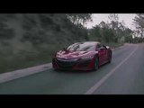 Honda NSX Road Curva Red - Driving Video | AutoMotoTV