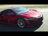 Honda NSX Track Valencia Red Driving Video | AutoMotoTV
