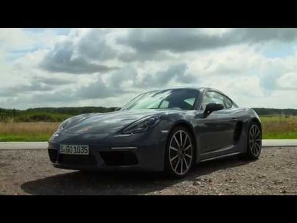Porsche 718 Cayman Graphite Blue Metallic Design | AutoMotoTV