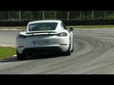 Porsche 718 Cayman Carrera White Trackside | AutoMotoTV