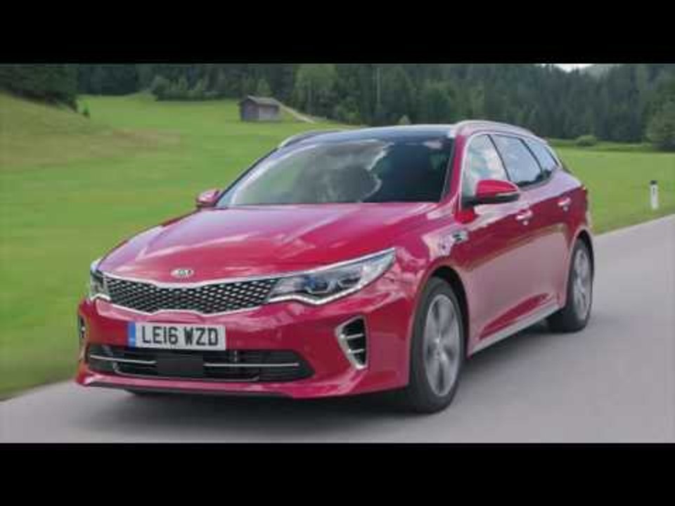 Kia Optima Sportswagon GT Line S Driving Video AutoMotoTV video