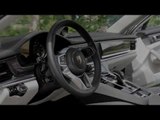 Porsche Panamera Turbo Interior Design in Black Trailer | AutoMotoTV