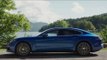 Porsche Panamera Turbo Exterior Design in Sapphire Blue Metallic Trailer | AutoMotoTV