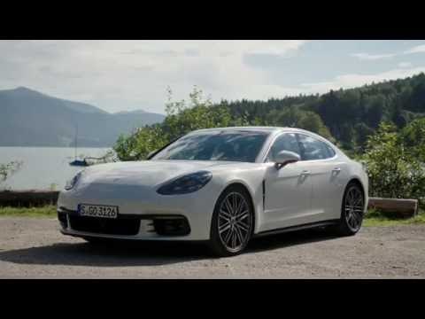 Porsche Panamera 4S Diesel Exterior Design in White | AutoMotoTV