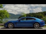 Porsche Panamera 4S Exterior Design in Blue Trailer | AutoMotoTV