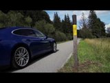Porsche Panamera 4S Driving Video in Blue | AutoMotoTV