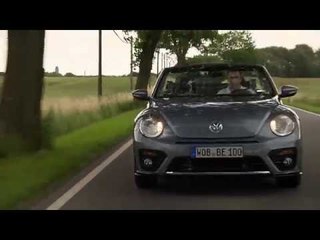 2017 Volkswagen Beetle Driving Video in Gray Trailer | AutoMotoTV
