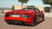 Audi R8 Spyder V10 plus Exterior Design in Red | AutoMotoTV