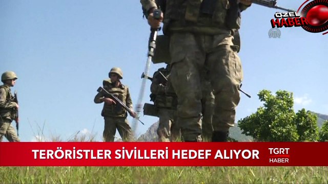 Teröristler Sivilleri Hedef Alıyor