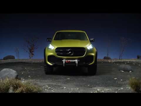 Mercedes-Benz Pickup Concept X-Class powerful adventurer - Design Exterior | AutoMotoTV