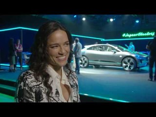 2018 Jaguar I-PACE - Interview Michelle Rodriguez, Actress | AutoMotoTV