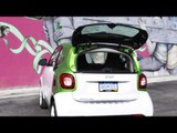 smart fortwo electric drive - Exterior Design in White and Green | AutoMotoTV