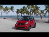 smart fortwo electric drive - Exterior Design in Red Titania Grey Matte Trailer | AutoMotoTV