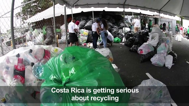 Costa Rica collects 25 tonnes of bottles for recycling record