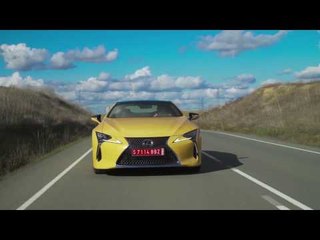Lexus LC 500 - Driving Video in Yellow Trailer | AutoMotoTV