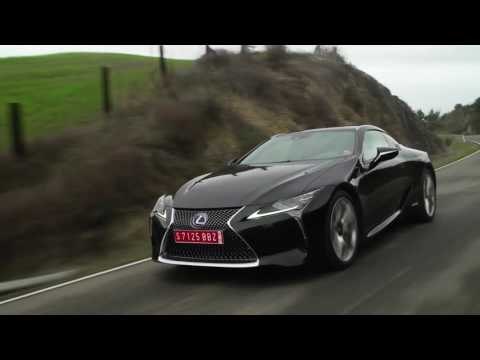 Lexus LC 500h - Driving Video in Black | AutoMotoTV