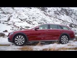 The new Mercedes-Benz E 220 d All-Terrain - Exterior Design in Hyacinth Red Metallic | AutoMotoTV