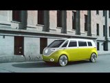 Volkswagen Showcar I.D. BUZZ Driving & Interior | AutoMotoTV