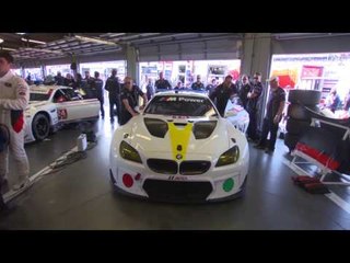 BMW Art Car John Baldessari 24h Daytona 2017 - Preparations | AutoMotoTV