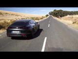 Porsche Panamera Turbo Executive in Volcano Grey Driving Video Trailer | AutoMotoTV