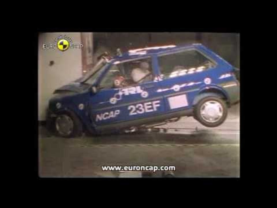 Euro NCAP 20th Anniversary of Life-Saving Crash Tests - Rover 100 1997 | AutoMotoTV