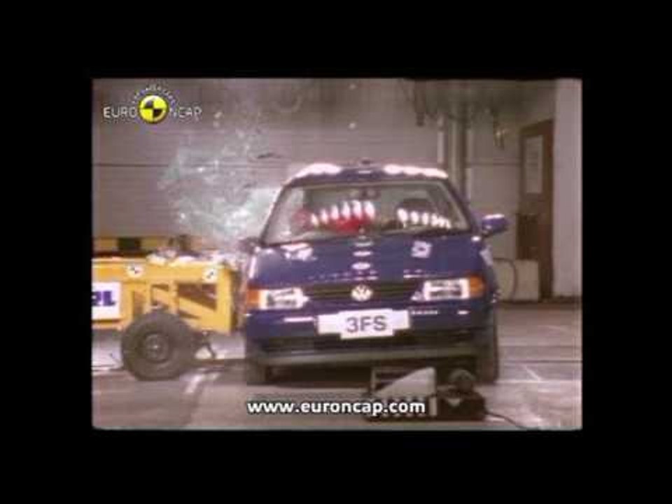 Euro NCAP 20th Anniversary of Life-Saving Crash Tests - VW polo 1997 | AutoMotoTV