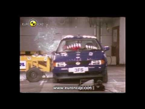 Euro NCAP 20th Anniversary of Life-Saving Crash Tests - VW polo 1997 | AutoMotoTV