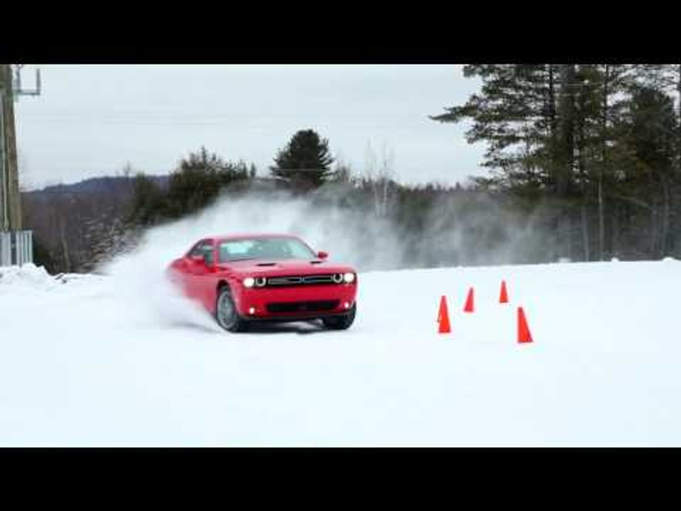 2017 Dodge Challenger GT Driving Video in Winter | AutoMotoTV