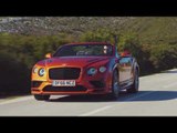 Bentley Continental Supersports Convertible Driving Video in Orange Flame | AutoMotoTV