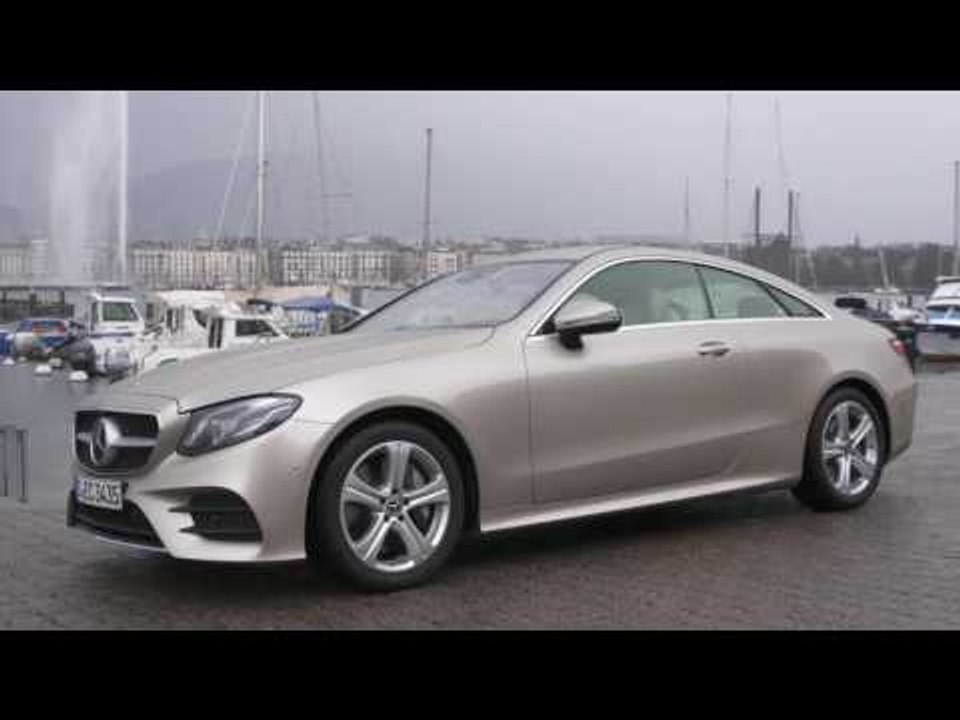 Geneva Motor Show 2017 - Mercedes-Benz E 300 Coupe - Exterior Design Trailer | AutoMotoTV