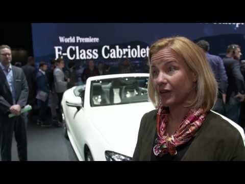 Mercedes-Benz at the Geneva Motor Show 2017 - Interview with Britta Seeger | AutoMotoTV