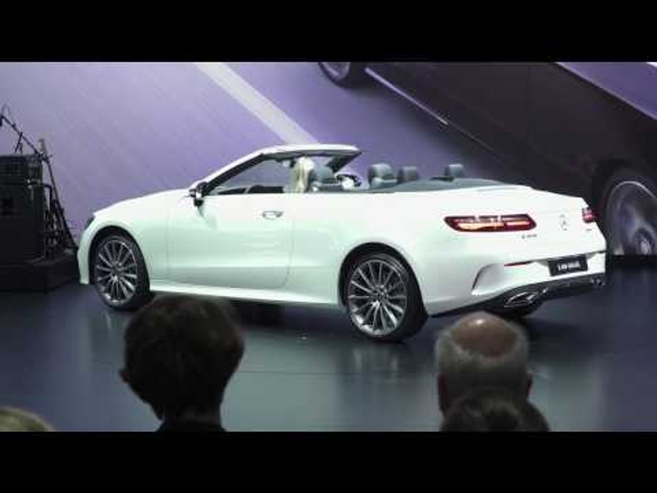 Geneva Motor Show 2017 Car Premieres - Mercedes-Benz Class E Cabriolet | AutoMotoTV