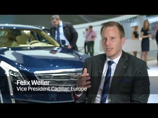 Cadillac at 2017 Geneva - Interview Felix Weller | AutoMotoTV
