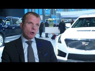 Cadillac at 2017 Geneva - Interview Uwe Ellinghaus | AutoMotoTV