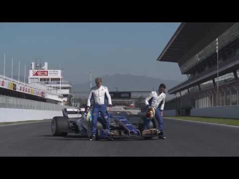 Sauber F1 Team 2017 C36 Ferrari Pilots | AutoMotoTV