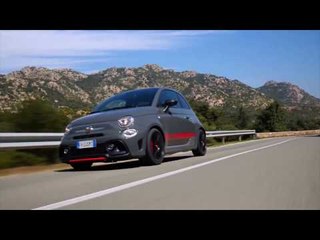 The new Abarth 695 XSR Driving Video in Grey Trailer | AutoMotoTV