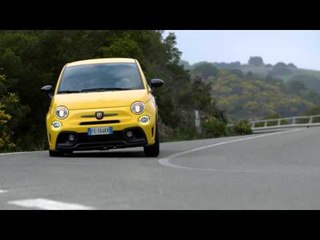 The new Abarth 695 XSR Driving Video in Yellow Trailer | AutoMotoTV
