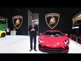 Mr. Stefano Domenicali is talking about the highlights of Lamborghini Aventador S | AutoMotoTV