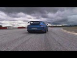 Porsche 911 GT3 on the race track in Sapphire Blue Metallic | AutoMotoTV